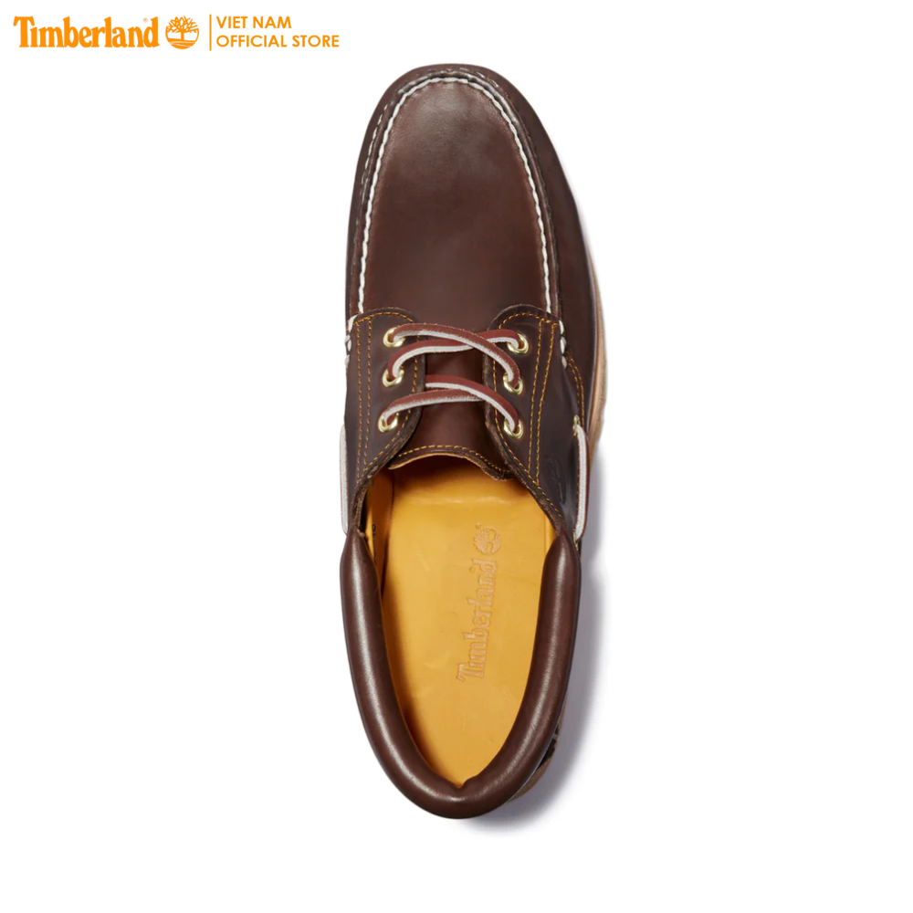 Timberland Giày Lười Nam - Men's Authentics 3 Eye Classic Md Brown Full Grain TB03000322