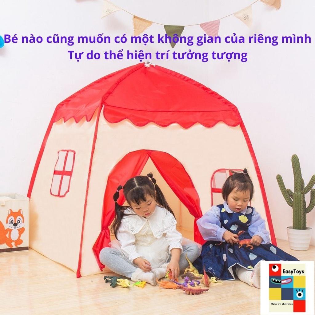 Lều trẻ em - Lều công chúa hoàng tử cực đẹp, chất vải mềm mại, kích cỡ rộng, 2 bé nằm thoải mái