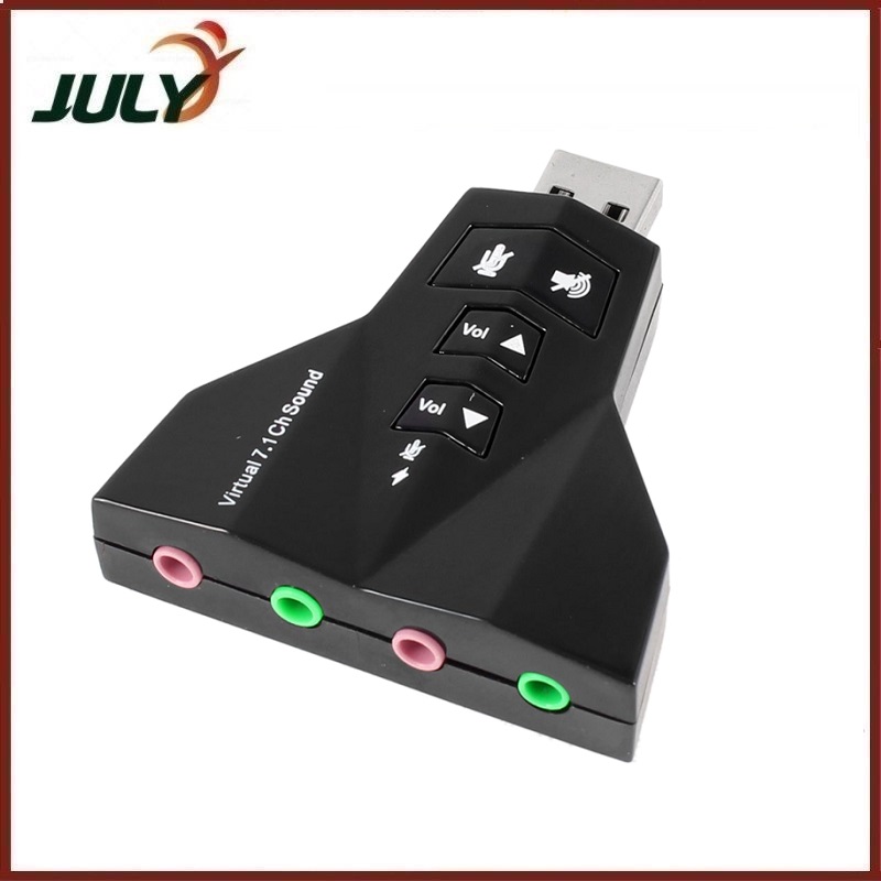 USB Sound 7.1 3D Hình phi thuyền - JL - HÀNG CHÍNH HÃNG