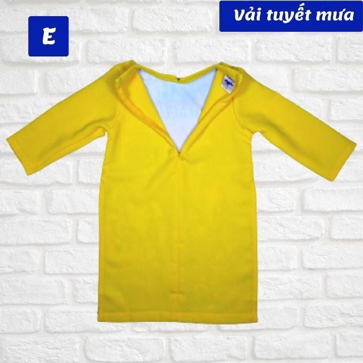 Áo dài bé trai hình siêu nhân từ 10-41kg. Áo dài cách tân chất liệu vải tuyết mưa - Hương Nhiên