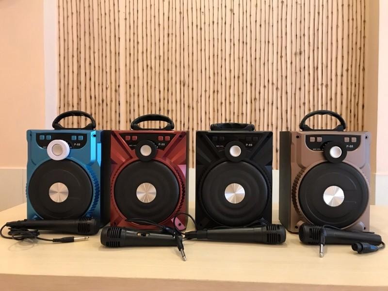 LOA BLUETOOTH KARAOKE P88,P89