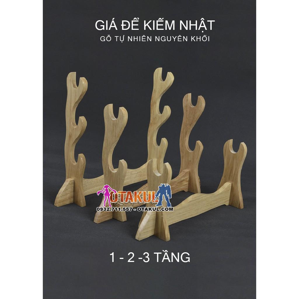 Giá Để Kiếm Gỗ 4 Tầng - Kệ Để Đạo Cụ 4 Tầng Gỗ MDF 40cm