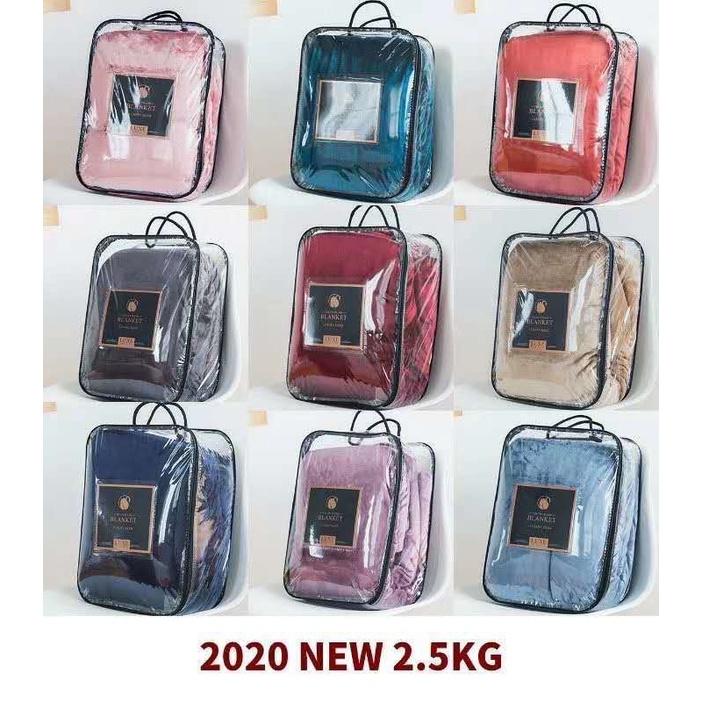 CHĂN LÔNG THỎ BLANKET LOẠI DÀY CÓ TÚI ĐỰNG, KÍCH THƯỚC RỘNG 2mx2m3