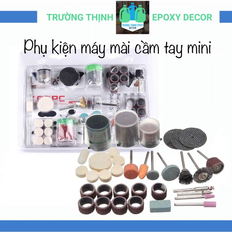 Bộ Phụ Kiện Mài Khắc Đánh Bóng Cho Máy Mài Mini 105 Chi Tiết Mini - Trường Thịnh Sài Gòn