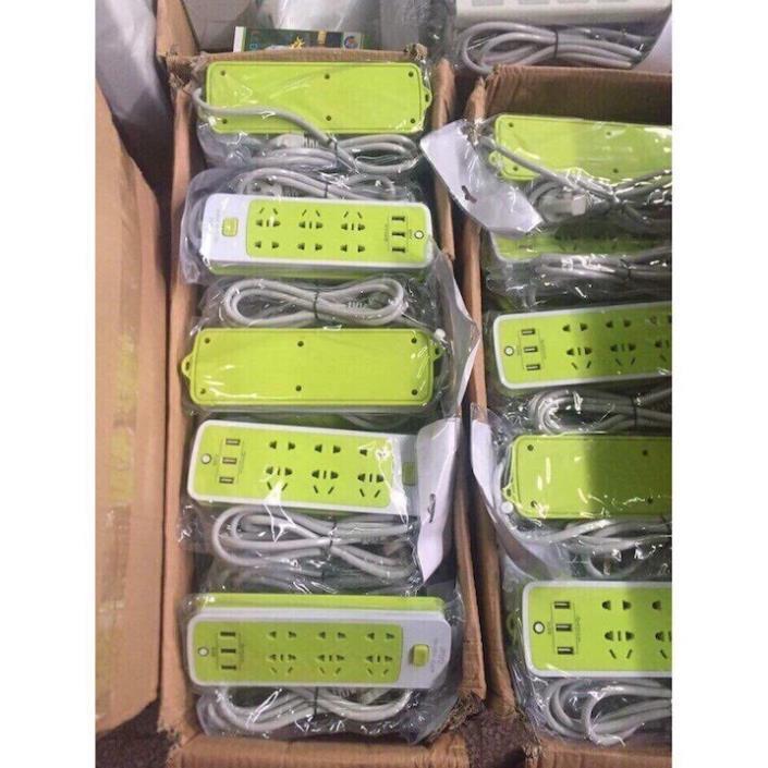 Ổ cắm điện đa năng có cổng usb sạc pin chuyển đổi thông minh chống giật phích dây dài 1m