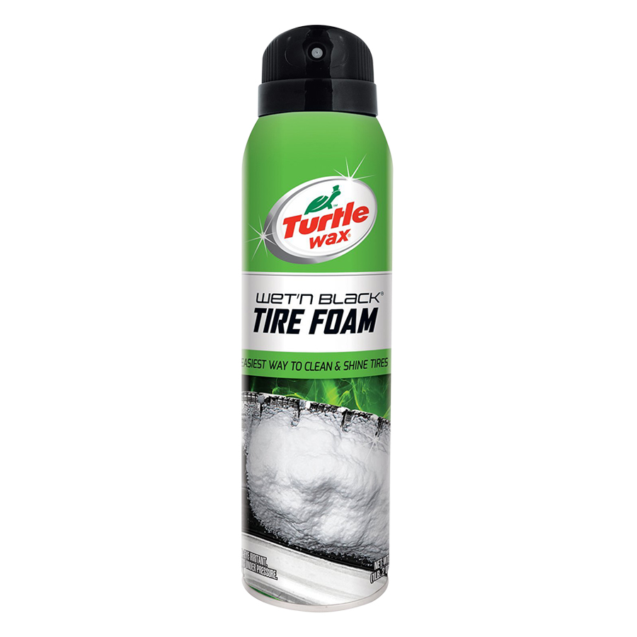 Combo Đánh Bóng Sơn Và Bọt Xịt Bóng Vỏ Lốp Xe Turtle Wax + Tặng Nước Rửa Xe Bullsone