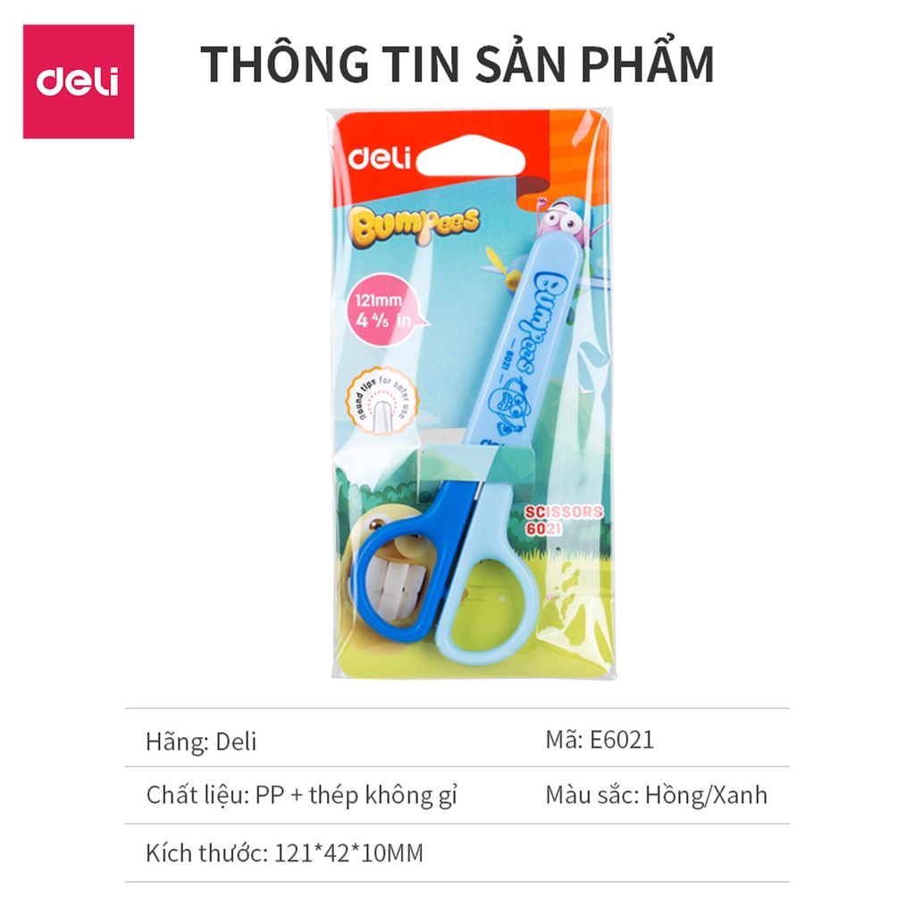 Kéo học sinh 121mm Deli - 6021