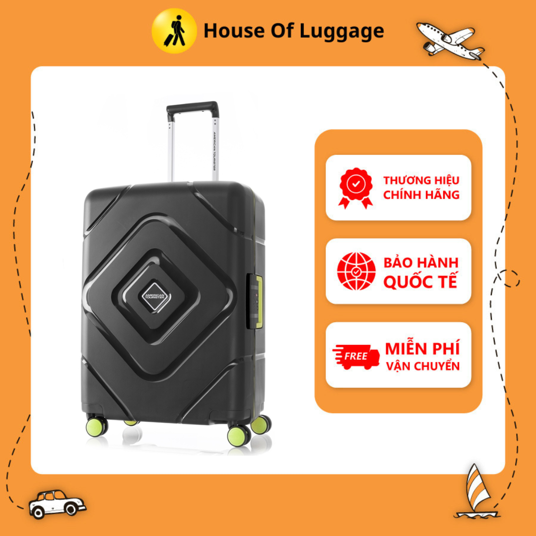 Vali kéo American Tourister Trigard Spinner TSA - SCUBA BLUE