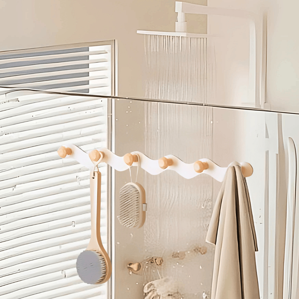 Móc treo decor phòng tắm Dola Home giá treo khăn nhà tắm, móc treo quần áo kim loại sơn tĩnh điện