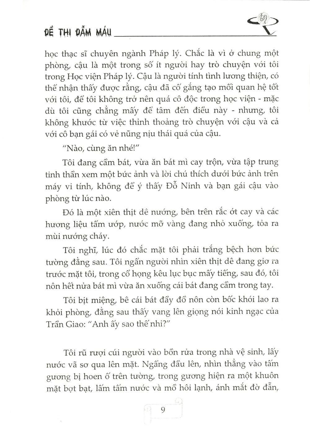 Đề Thi Đẫm Máu - Tiểu Thuyết Trinh Thám (Tái Bản 2020)