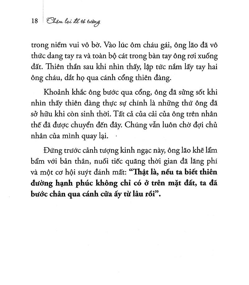 Chậm Lại Để Tỏ Tường