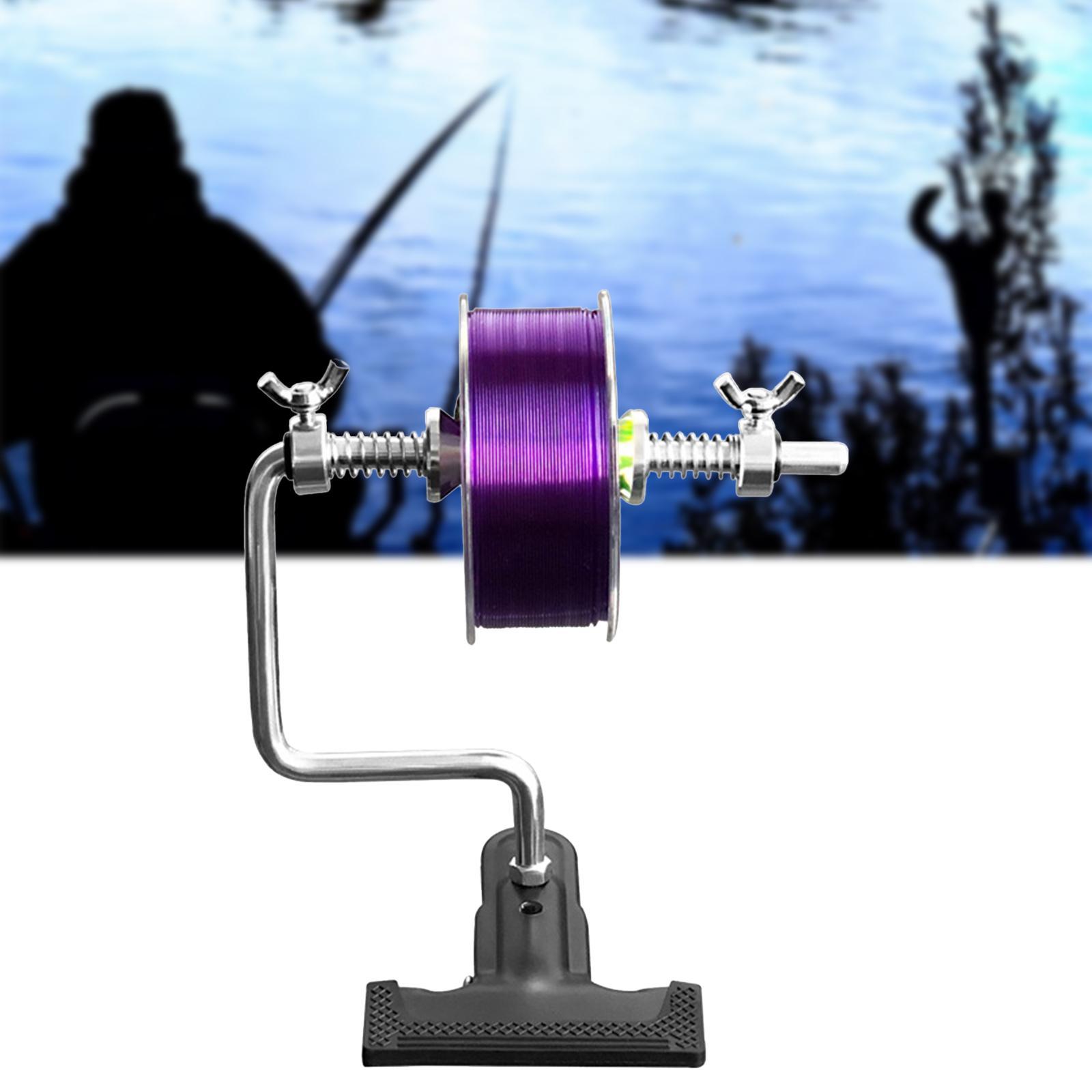 Coil Fishing Reel Line Winder System Line Spooler Vacuum Spooling Fishing Line Winding Fishing Tackle Tools Accessories Fixed with clip