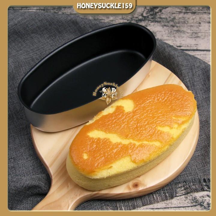 Khuôn Đúc Hình Oval / Khuôn Bầu Dục Chống Dính Làm Bánh Mì Hoa Cúc D08 Kích Thước 21*11*5.5cm