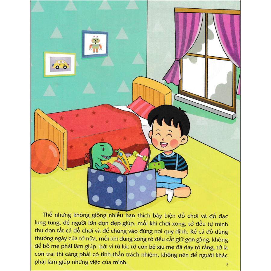 Giáo dục giới tính và nhân cách dành cho bé trai - Mọi điều bé trai cần phải biết - Tớ là cậu bé có trách nhiệm