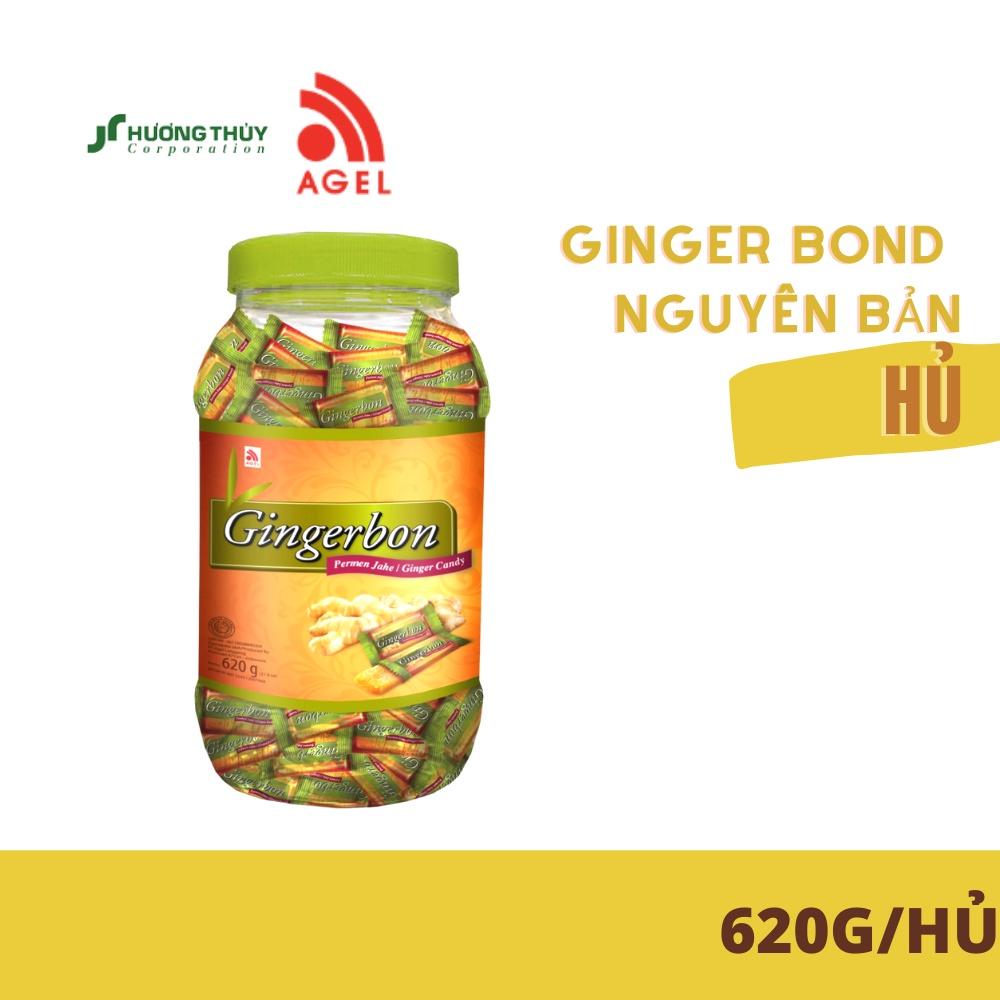 Kẹo Gừng Vị Nguyên Bản Gingerbon Original 620g/Hủ