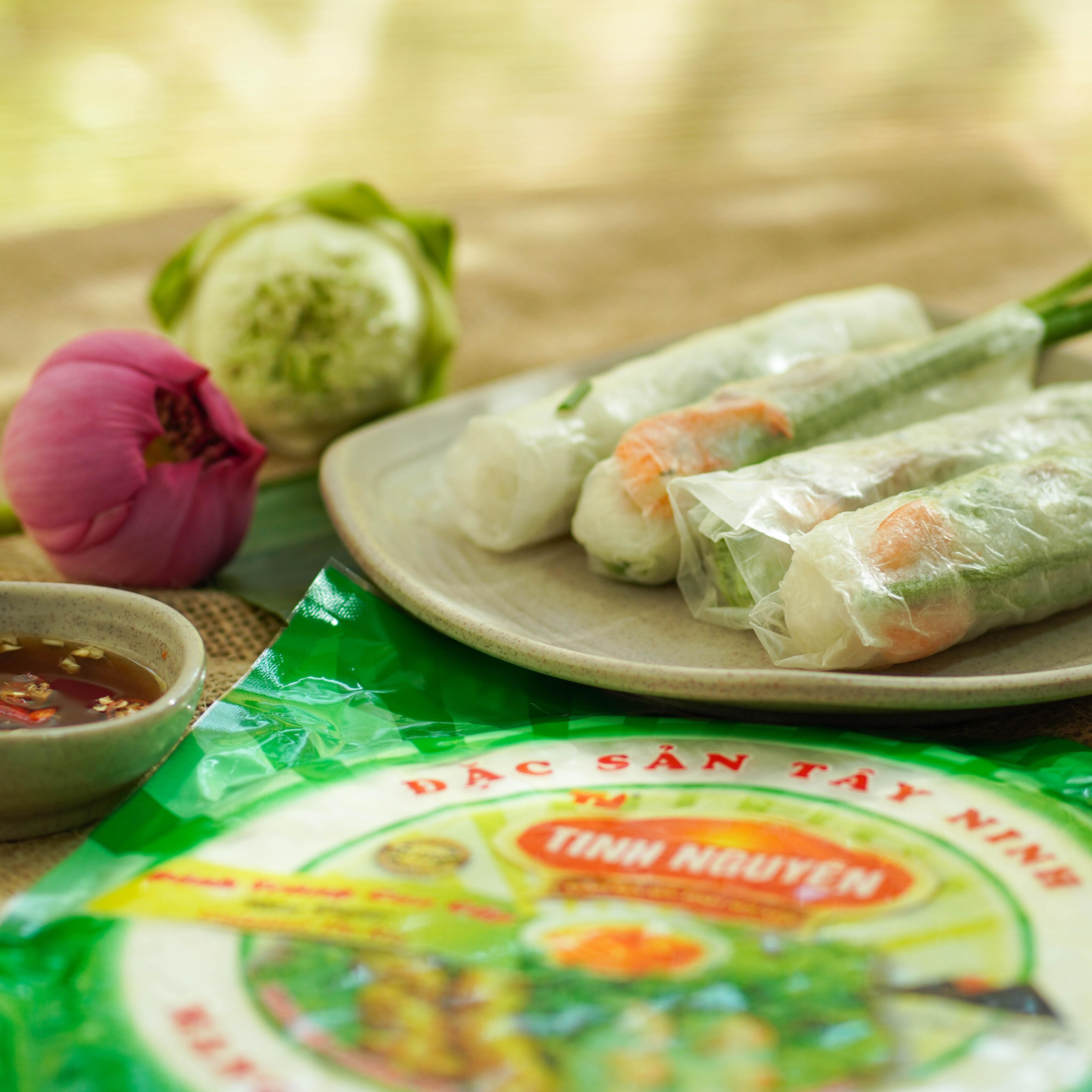 Hình ảnh Combo 4 Bánh Tráng Tây Ninh Tinh Nguyên (200g/gói)