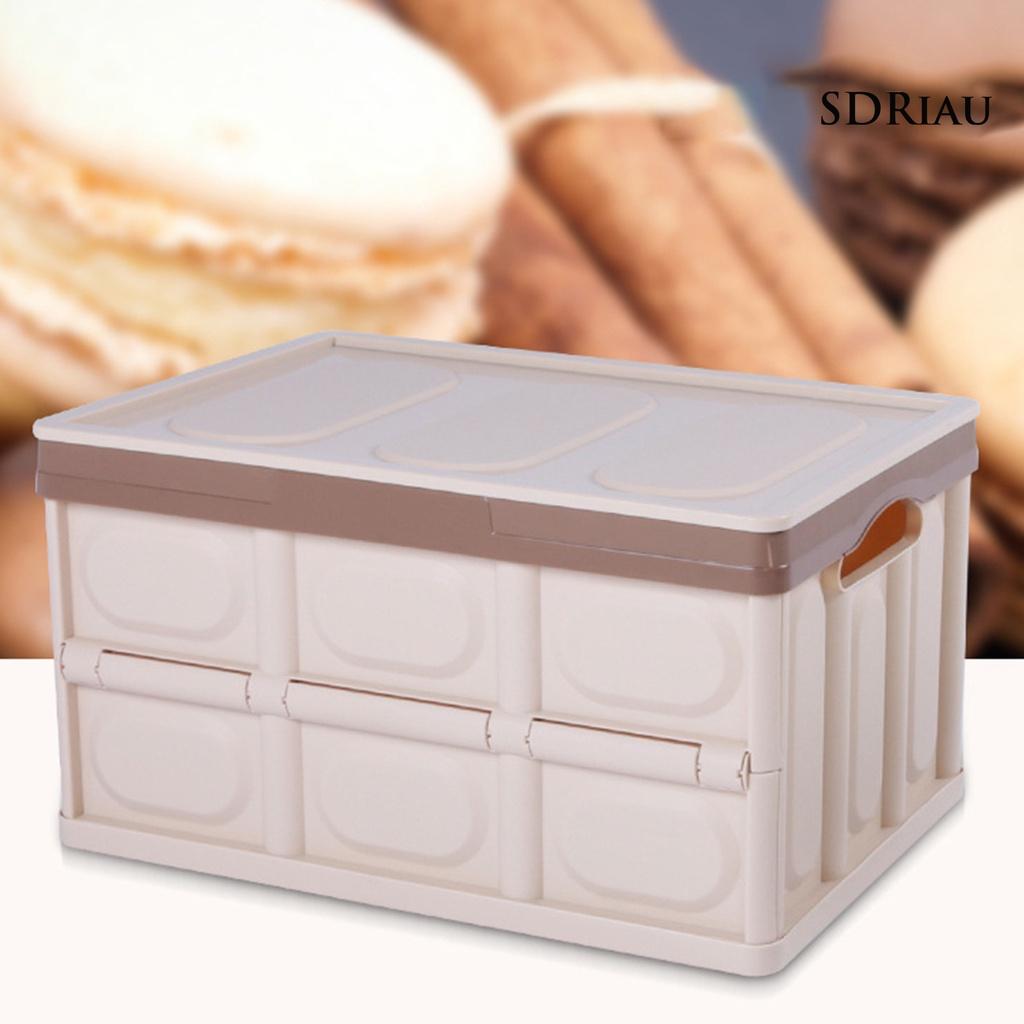 Hộp Đựng Đồ Có Nắp Đậy Sức Chứa Lớn Tiện Dụng Cho Xe Hơi / Xe Tải / Cắm Trại