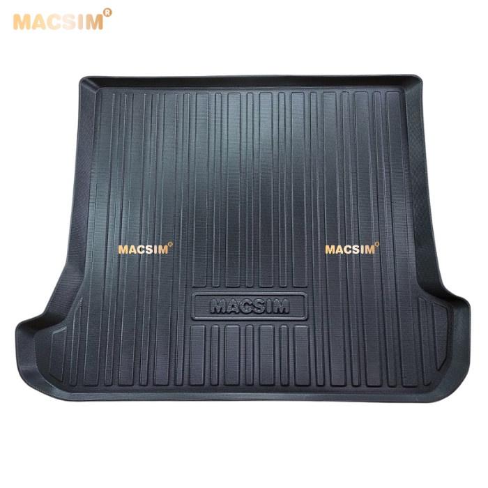 Thảm lót cốp xe ô tô Toyota Prado 2003- 2009 đến nay nhãn hiệu Macsim chất liệu TPV cao cấp màu đen hàng loại 2