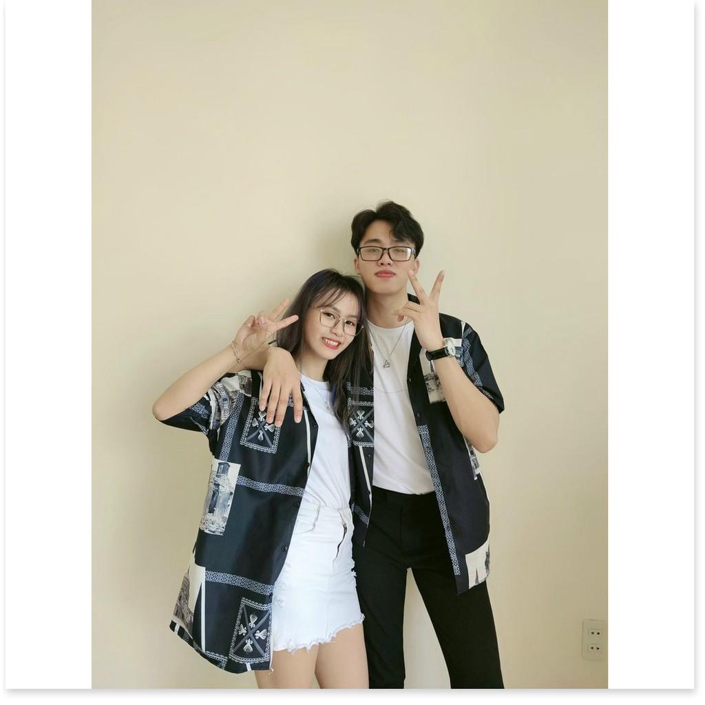 ÁO SƠ MI NAM NỮ,THIẾT KẾ HỌA TIẾT SIÊU NGẦU,ĐẶC BIỆT LÀ CHẤT LIỆU VÃI THOÁNG MÁT TRANG NEMO 36 FASHION