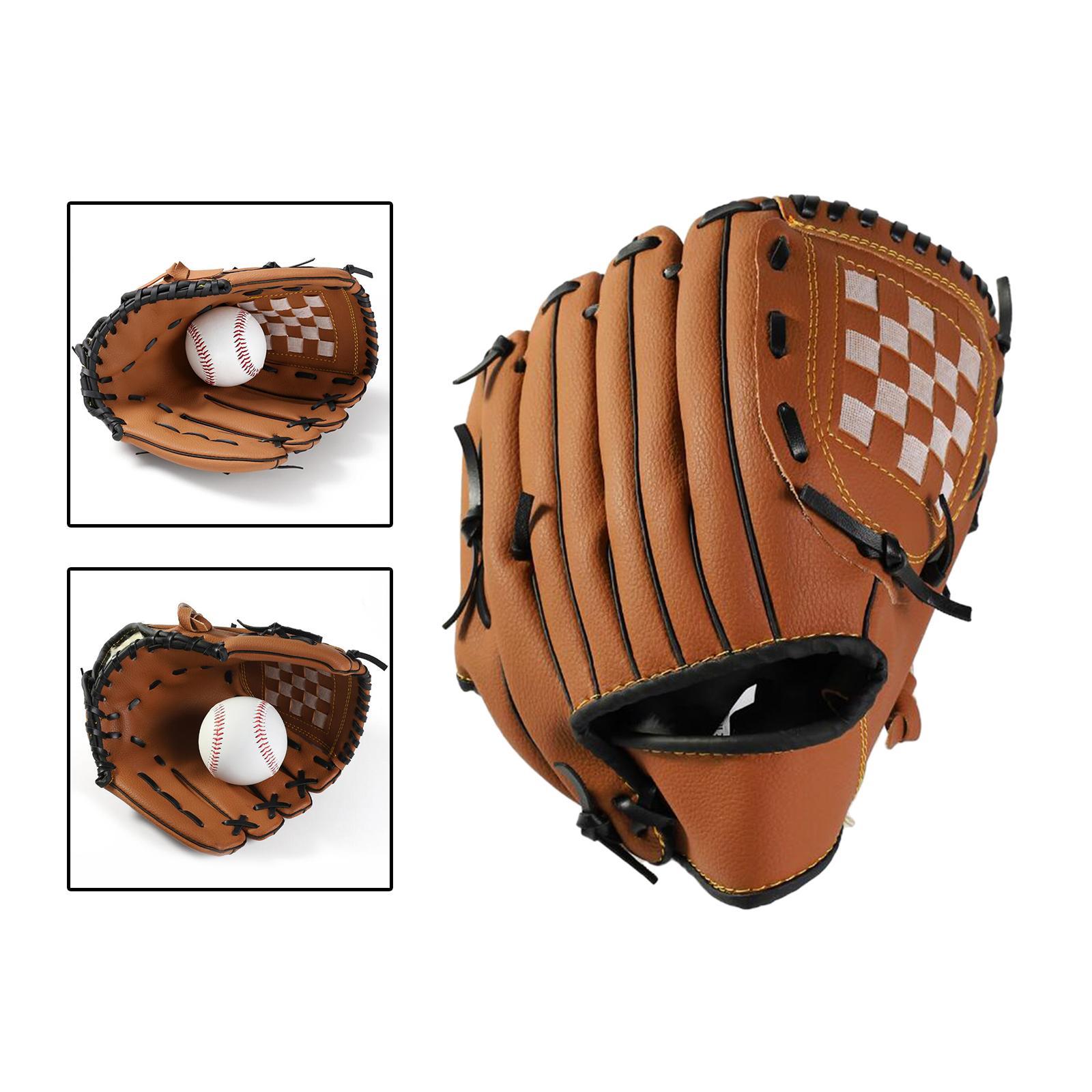 Baseball Glove Mitts Infield Pitcher Gloves Youth Right Hand Softball Gloves