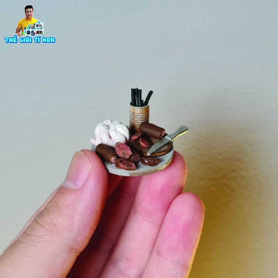 Mô Hình Xe Hàng Rong Sài Gòn Xưa Tí Hon - Thế Giới Tí Hon- GÁNH CHÁO LÒNG HR19