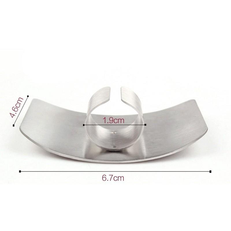 INOX 304 Dụng cụ bằng thép không gỉ bảo vệ ngón tay khi thái thực phẩm