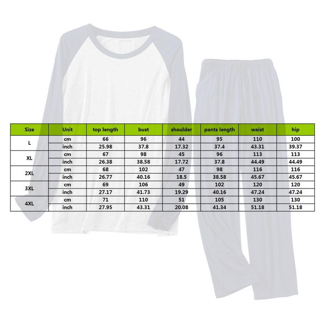 Oeak Cotton Nam Bộ Đồ Ngủ Dây Rút Miếng Dán Cường Lực Đồ Ngủ Hoạt Hình Pyjama Bộ Áo Ngủ & Phòng Chờ Pyjamas Plus Kích Thước 4XL Pijama