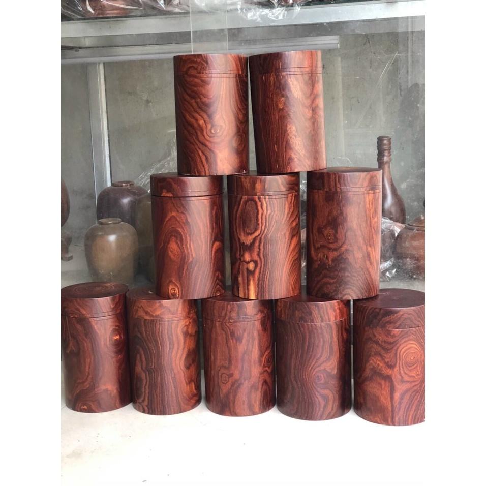 Hộp đựng trà ,chè bằng gỗ trắc kt cao 20×12cm