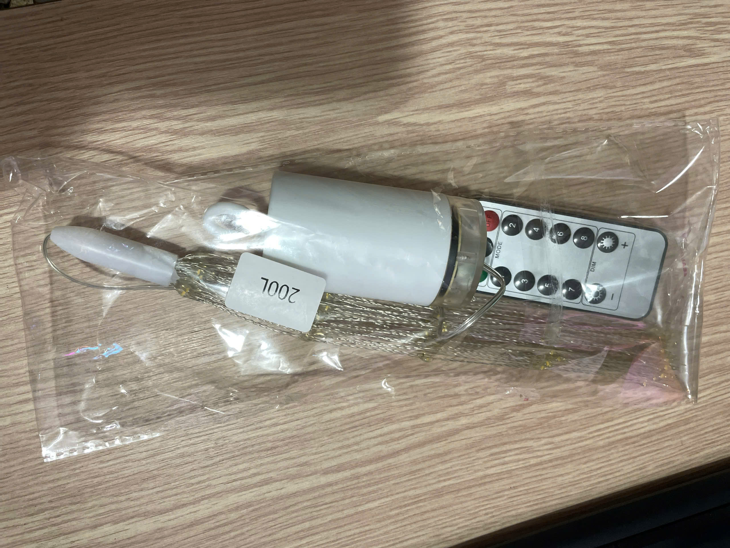 Bộ 1 Chùm Dây Đèn Led 40 Sợi - 1 sợi 5 tầng led Hiệu Ứng Sáng Decor Trang Trí Nhà Cửa, Trang Trí Mọi Không Gian