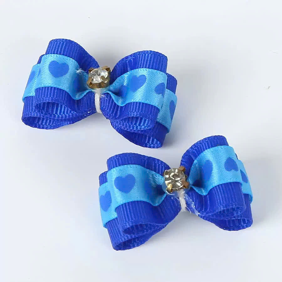 NƠ KẸP TÓC SANG TRỌNG NHIỀU MÀU DỄ THƯƠNG MÃ 16 XINH XẮN CHO THÚ CƯNG CHÓ MÈO