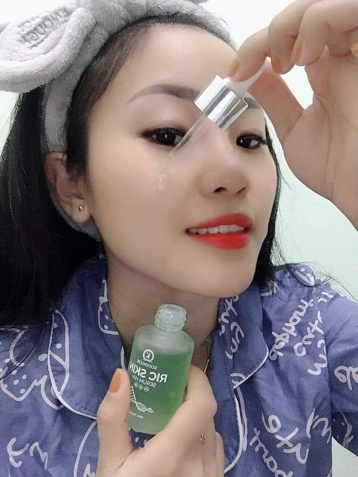 Combo Serum Ric Skin và Kem Nám Ric Skin.