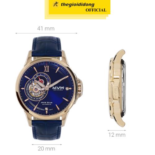 Đồng hồ MVW Star 41 mm Nam MLA004-01N - Hàng Chính Hãng