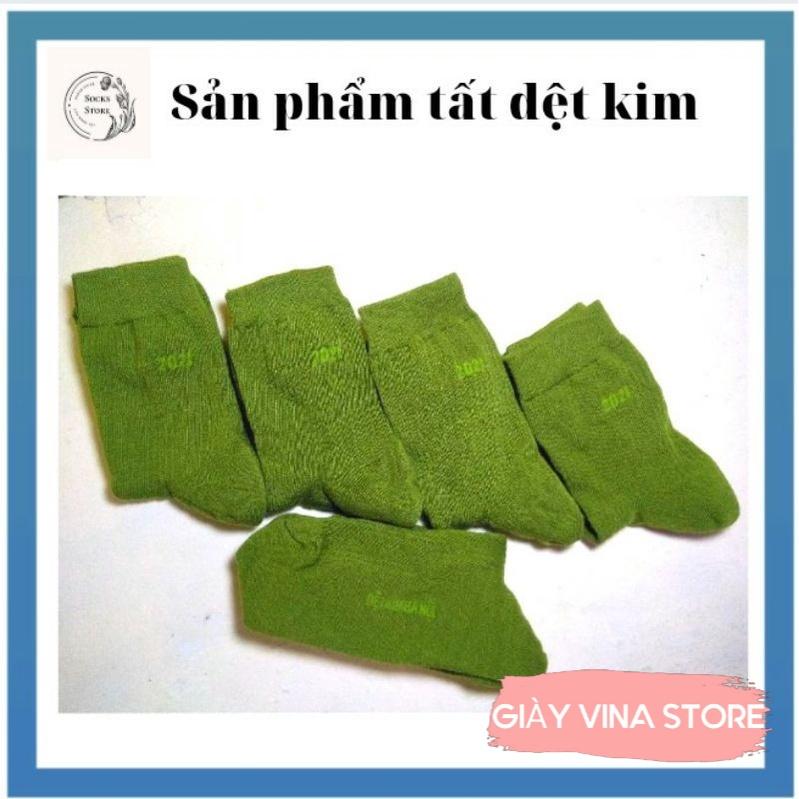 Tất Dệt Kim Nam Cổ Cao Co Giãn Mềm Mại
