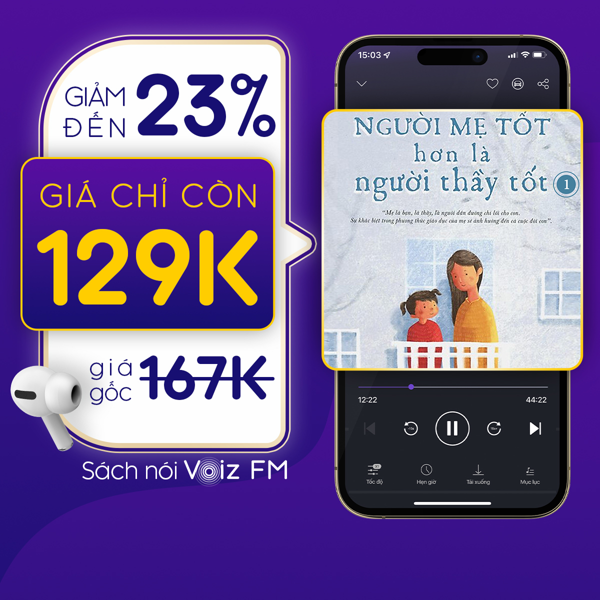 Voiz FM - Voucher nghe Sách Nói