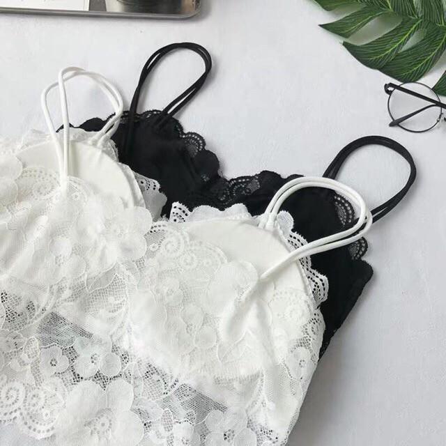 Bra ren hai dây Hoa Hồng
