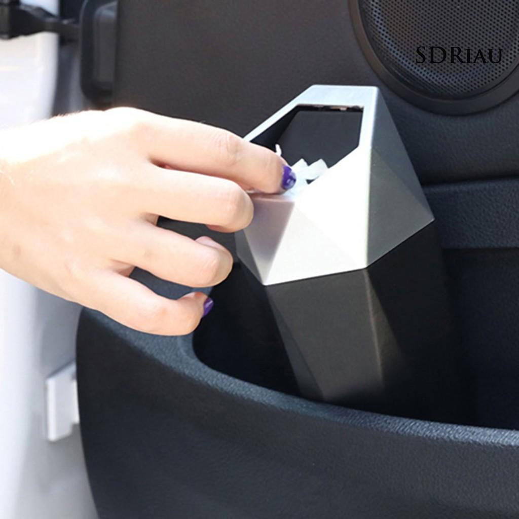 Thùng Rác Mini Trên Xe Hơi Kèm Nắp Đậy Tiện Dụng
