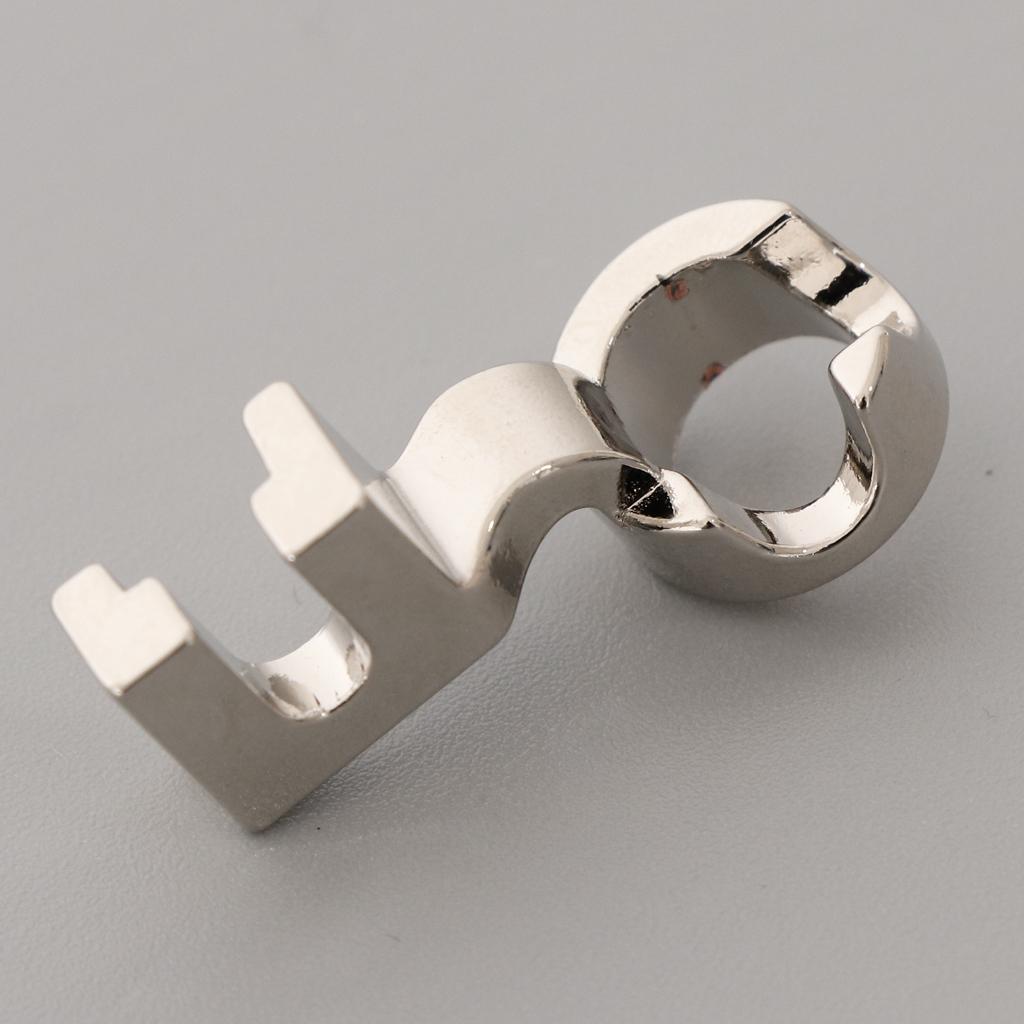 3 Pieces Silver Stainless Steel Ruler Foot Free Motion Darning Presser Foot Low Shank Universal