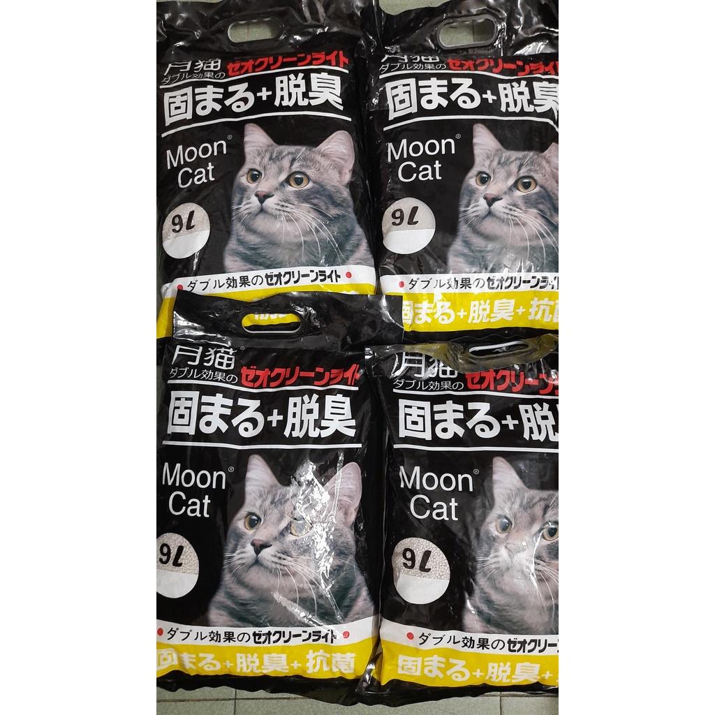 Cát mèo, cát vệ sinh cho mèo Cát Nhật Đen Moon Cat 9L