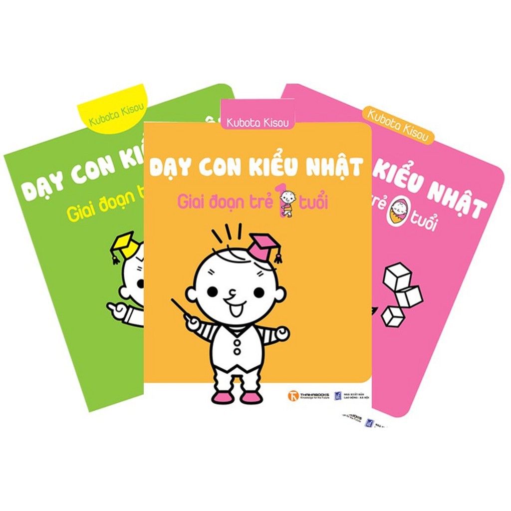 Combo Dạy Con Kiểu Nhật - Giai Đoạn 0 Đến 2 Tuổi