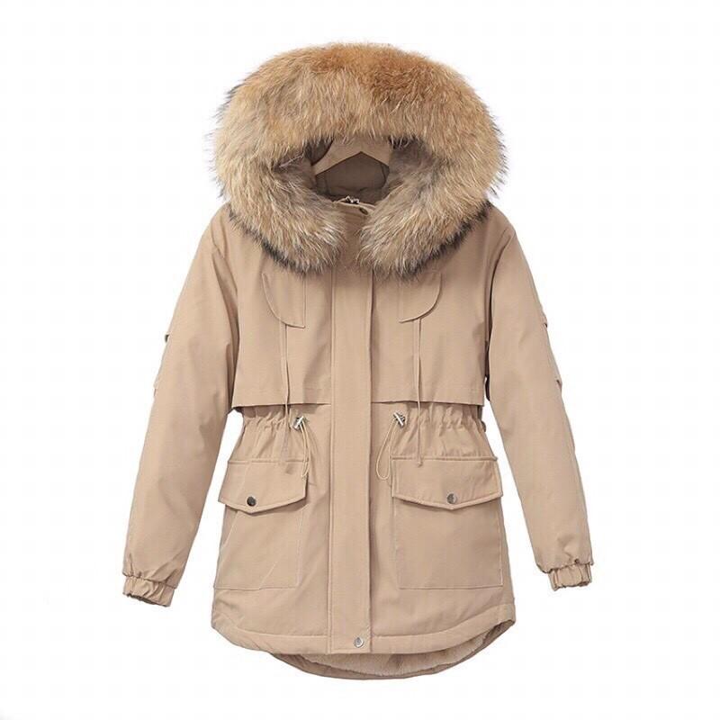 ÁO KHOÁC PARKA KAKI LÓT LÔNG SIÊU ẤM