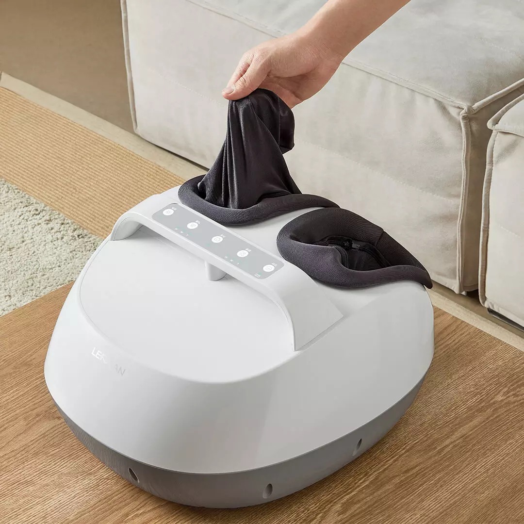 Máy Mát Xa Chân, Bấm Huyệt XIAOMI LERAVAN LJ-ZJ008 Sưởi Ấm, Massage 360 Độ - Hàng Chính Hãng