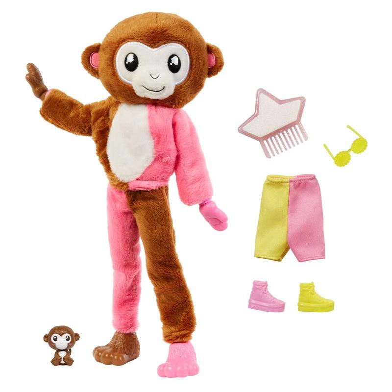 Đồ Chơi BARBIE Búp Bê Barbie Cutie Reveal - Monkey HKR01/HKP97