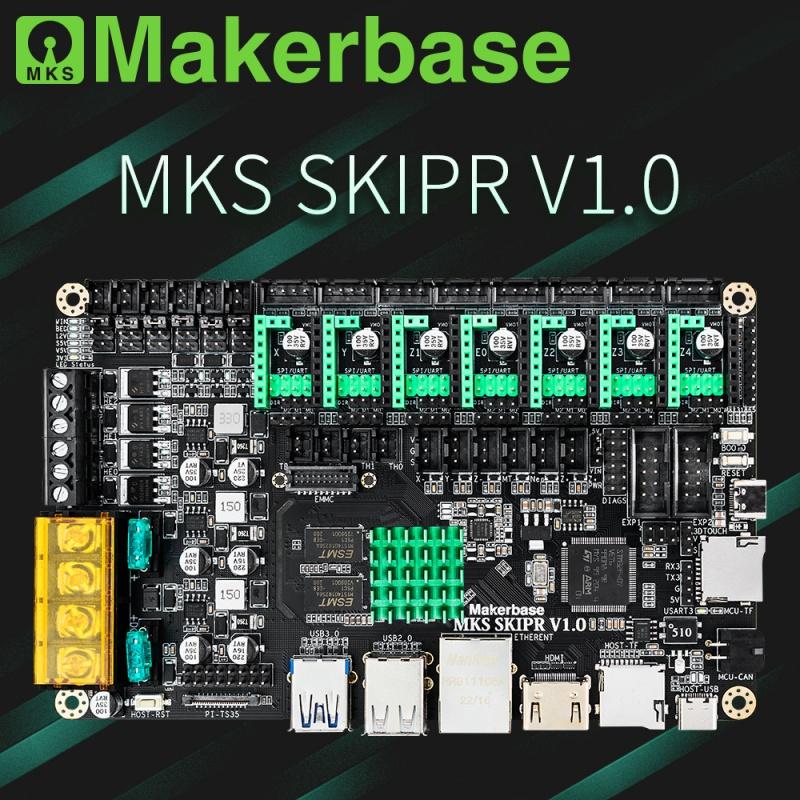 MKS SKIPR BOARD Bo mạch chủ Voron đã nâng cấp Quad-Core 64-BIT SOC STM32F407VET6 để chạy Klipper với Emmcvoronvs Raspberrypi