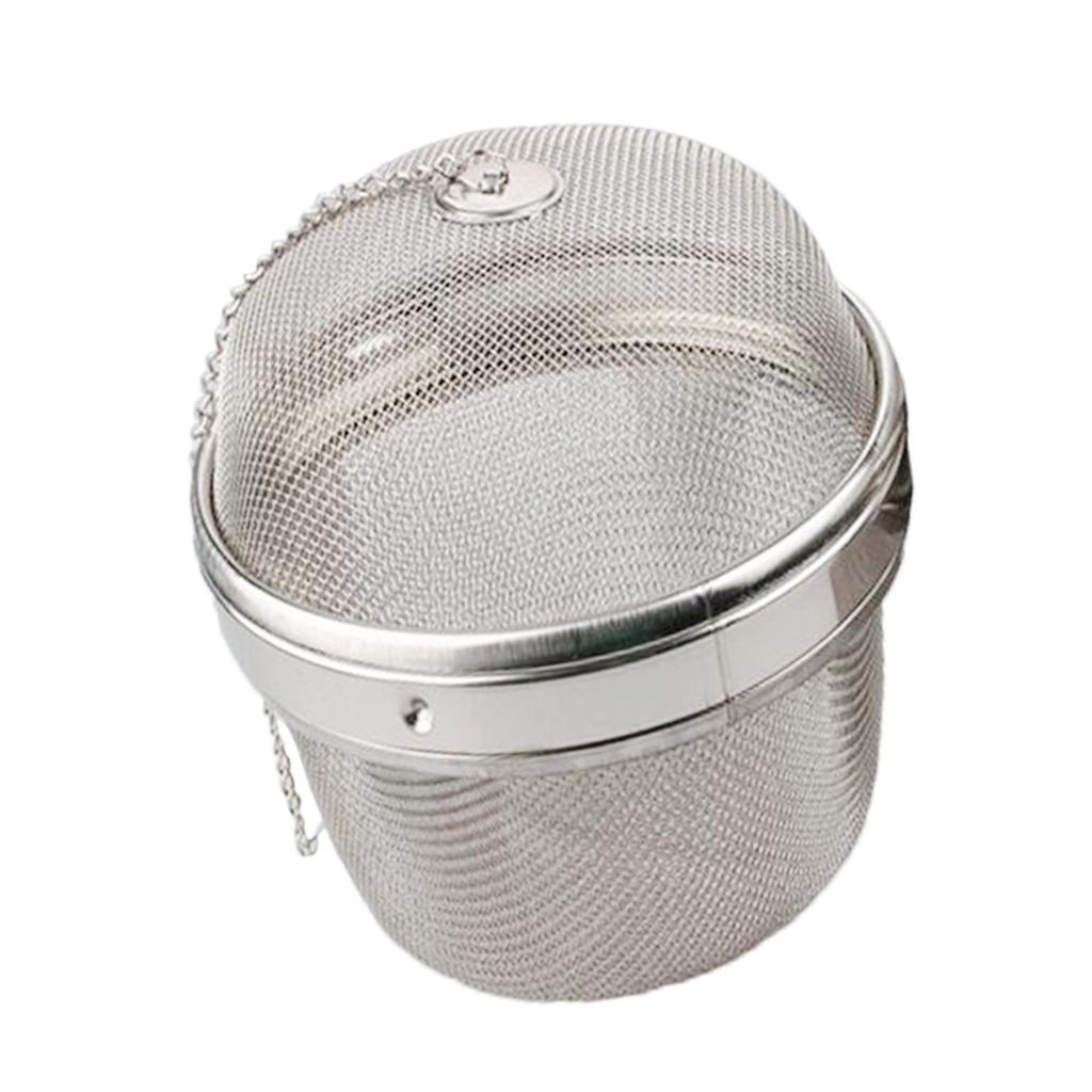 2x Stainless Steel Infuser Strainer Mesh Tea Filter Spoon Spice Ball 13cm