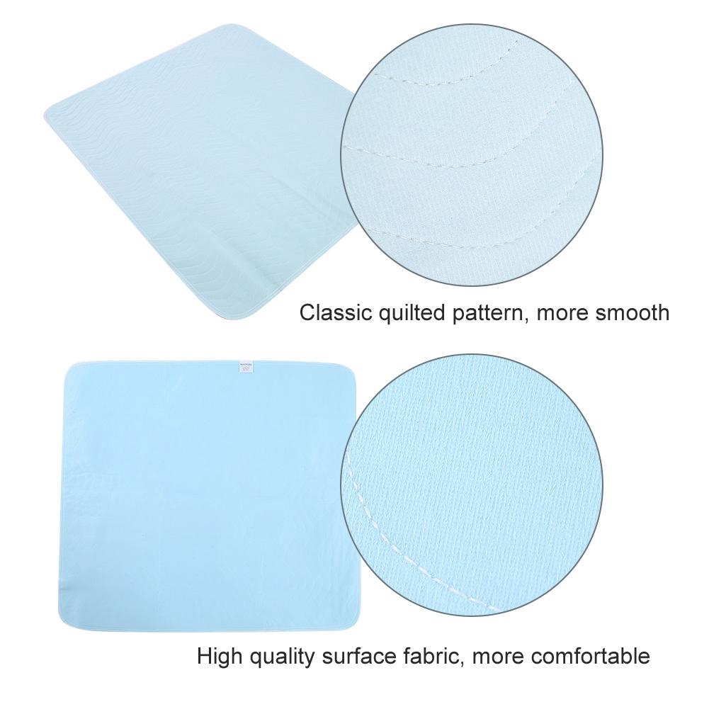 2 Chiếc Có Thể Tái Sử Dụng Underpad Có Thể Giặt Chống Trượt Chống Nước Mềm Mại Thấm Hút Chất Liệu Cho Trẻ Em Và Người Lớn Incontinent Miếng Lót Bồn Tiểu Thảm Tã