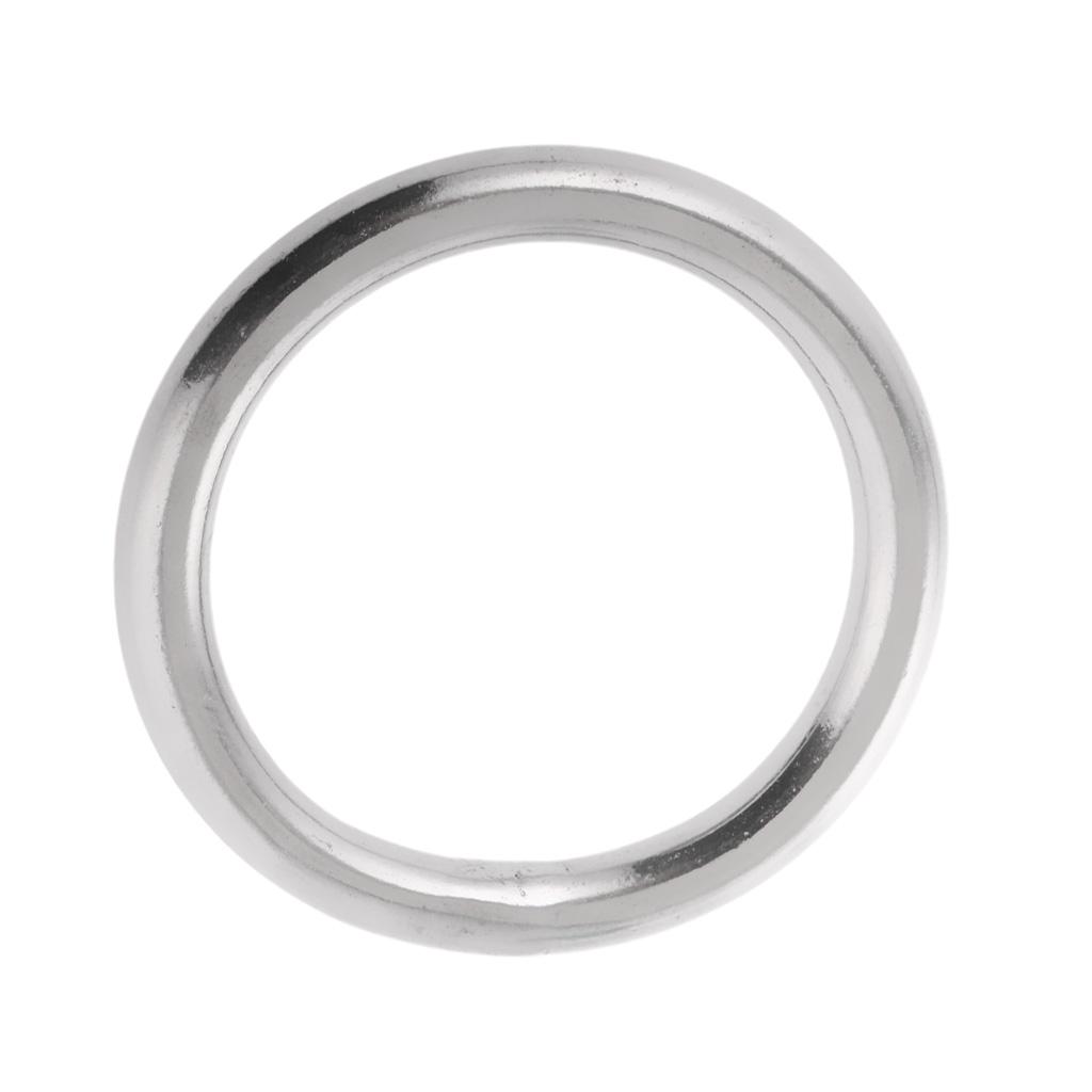 2X Stainless Steel O Circle Craft Heavy Duty Boat 6 * 50mm