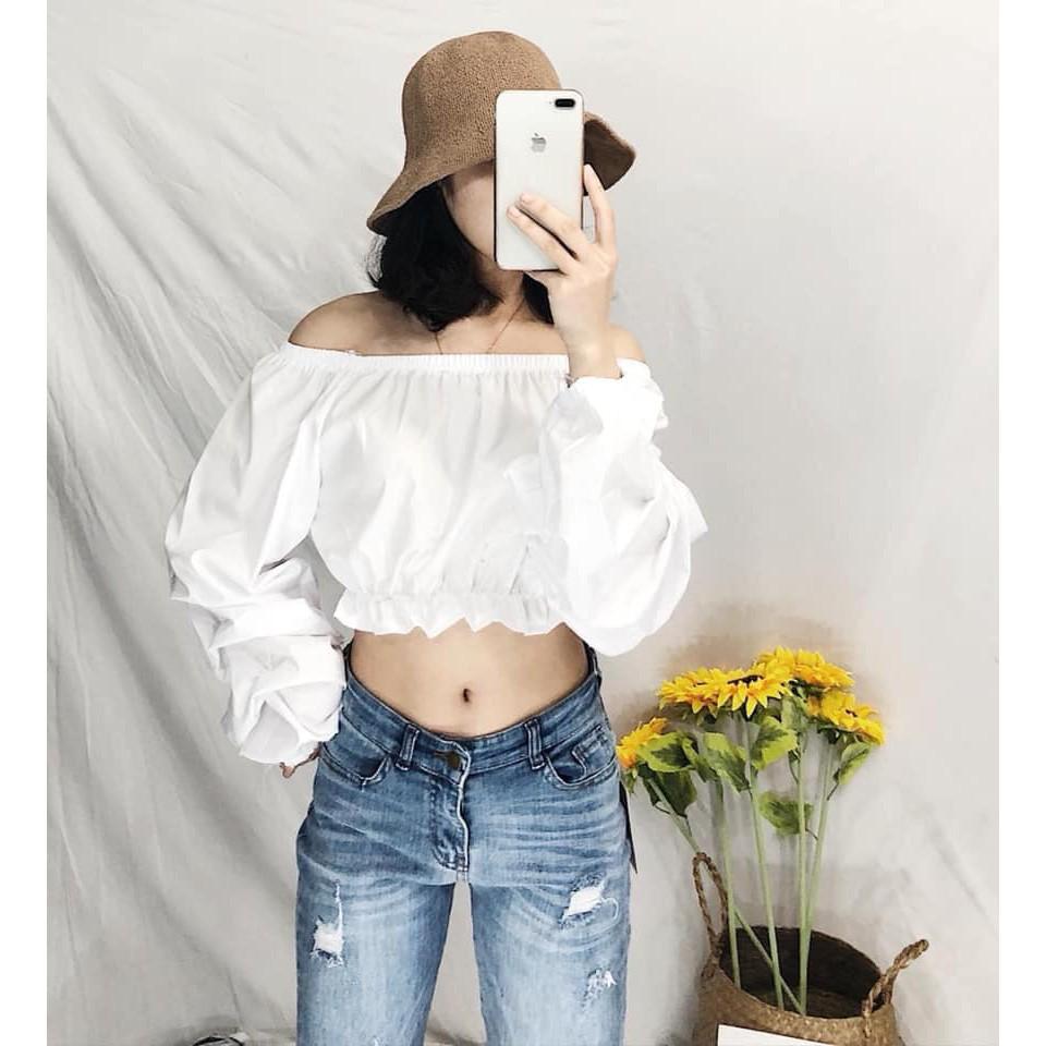 ÁO TRỄ VAI CHUN EO