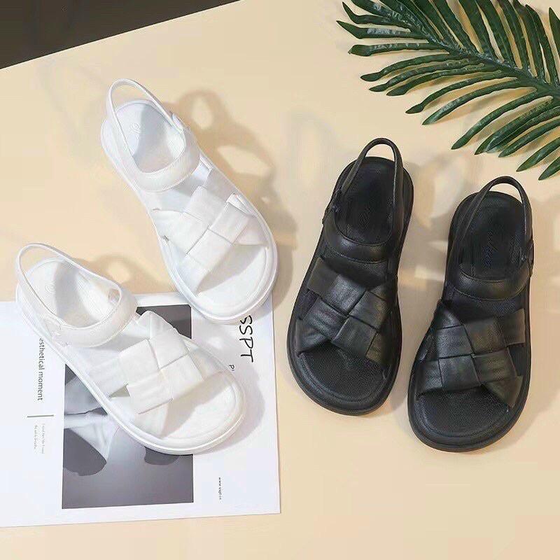 Dép nữ ,dép Sandal Nữ Quai Ngang Đan Chéo Siêu Nhẹ, dép nữ