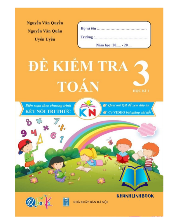 Hình ảnh Sách - đề kiểm tra toán 3 - học kì 1 ( kết nối )