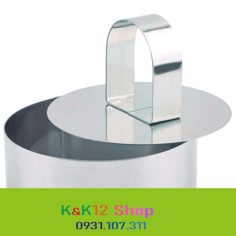 Khuôn Inox tạo hình trứng. Khuôn bánh tạo hình hoa văn. Bộ 6 cái